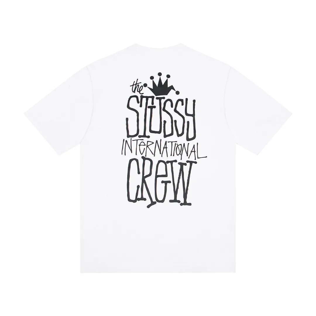 🔥 075# P55 （In Stock ） Stussy T Same Style ：Black White Size：S M L XL ： 260 ：
